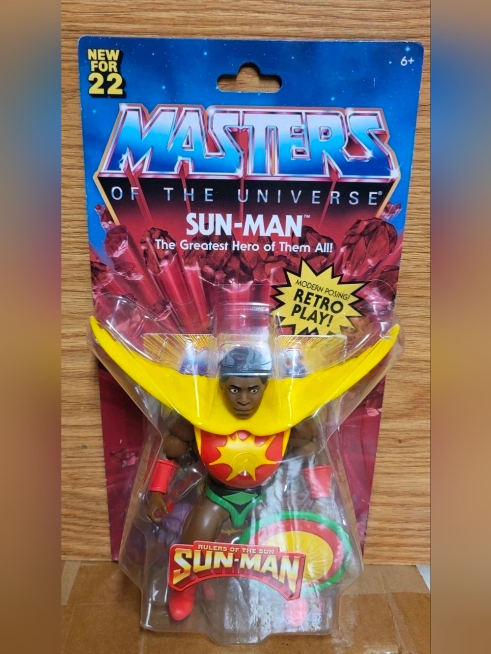 Masters Of The Universe Retro Play Sun- Man NEW